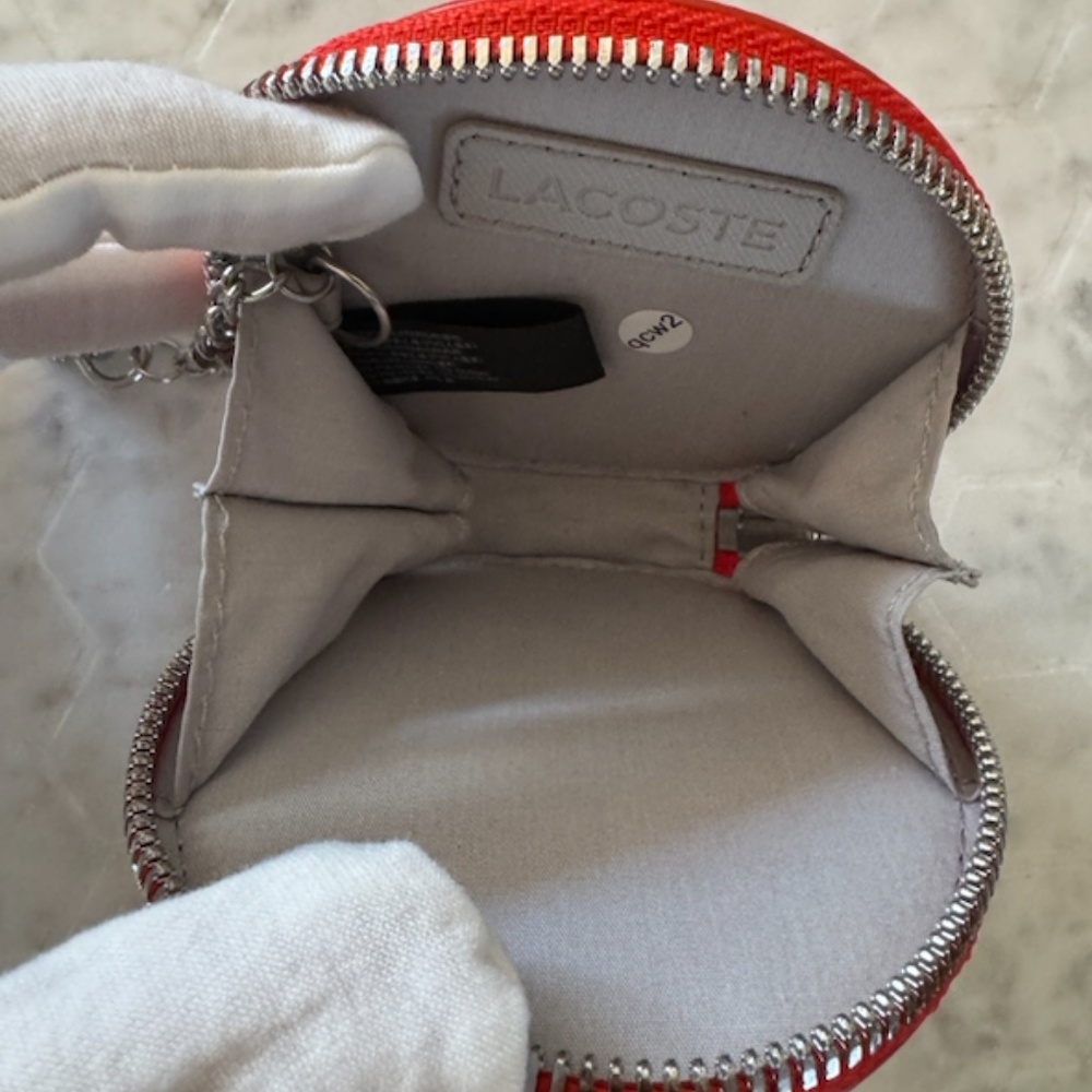 Lacoste Round Coin/Key Pouch - Picture 4 of 5